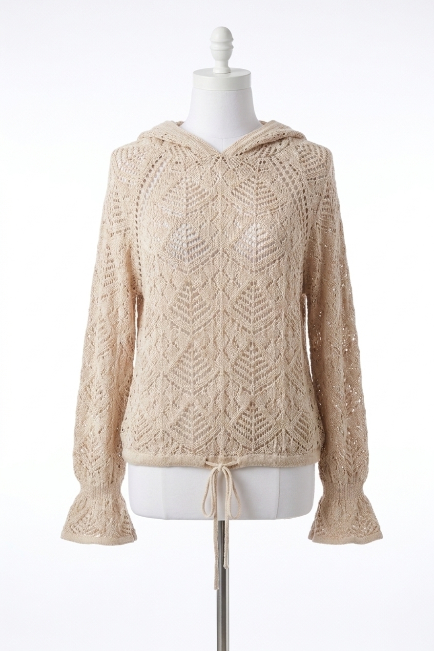 NEW BLUIVY kira knit summer hoodie in grey